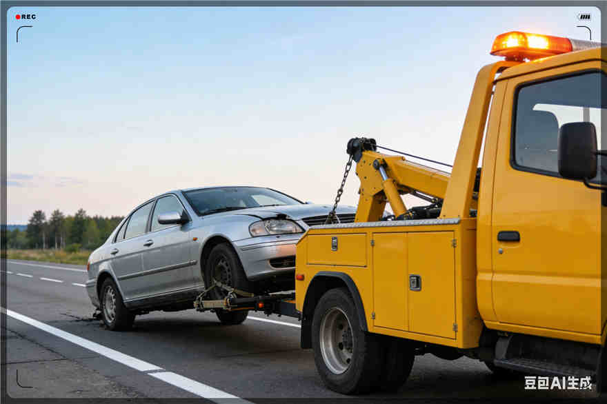 谢家集区长途拖车【案例】